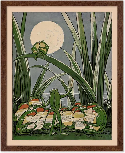 Vista 67 de Poster Master Póster Vintage Singerie - Impresión Retro The Concert - Arte de Celebración - Arte de Festival de Animales - Arte de Casa de Campo
