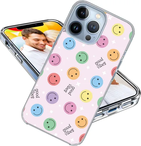 Vista 13 de Funda protectora para iPhone 13 Pro Max para niñas, mujeres y hombres, a prueba de golpes, delgada, suave, TPU transparente, funda protectora