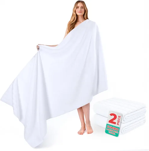 Vista 45 de American Soft Linen 100% Cotton Luxury Turkish Towels, 2PC 35x70 Bath Sheet
