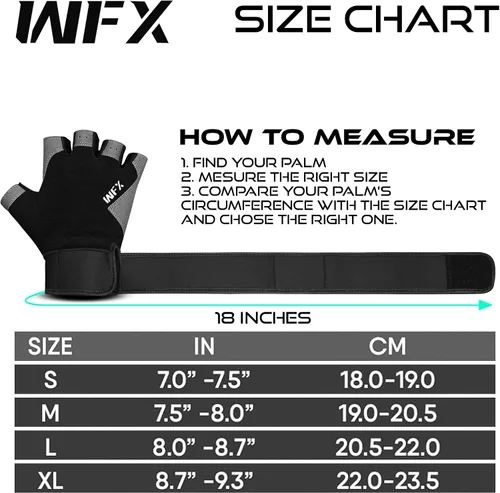 Vista 5 de WESTWOOD FOX Guantes de gimnasio para entrenamiento de fitness, antideslizantes, absorben los golpes, guantes de levantamiento de pesas, agarre