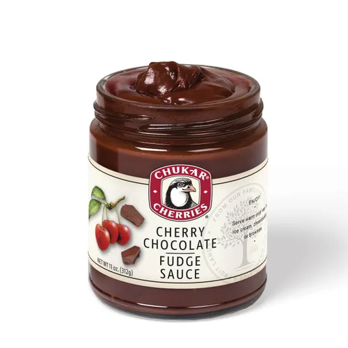 Vista 2 de Chukar Cherries Salsa de chocolate con cereza (paquete de 12)
