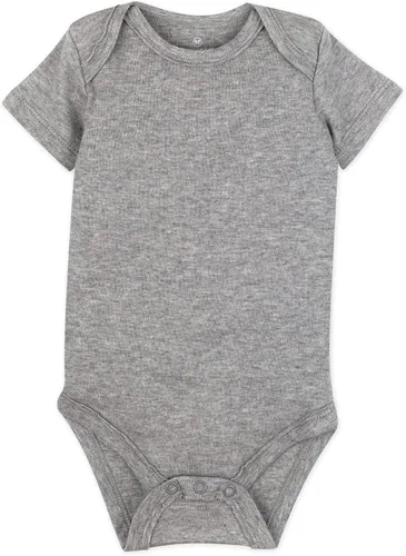 Vista 3 de HonestBaby Multipack unisex de manga corta para bebé, 100% algodón orgánico