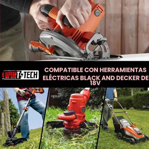 Vista 7 de Paquete de 2 unidades de batería de repuesto de 3.6 Ah HPB18 para Black and Decker, 18 V Ni-Mh, compatible con HPB18-OPE 244760-00 A1718 FS18FL