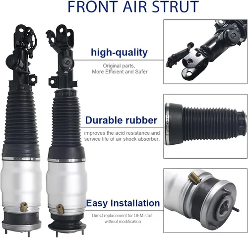 Vista 2 de Kit de reparación de suspensión neumática compatible con Hyundai Equus para Genesis 2009-2016 choque de aire izquierdo delantero derecho