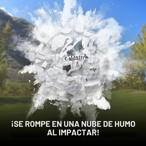 Vista 2 de Shanker Golf Bolas Explosivas - Bolas de Broma que Explotan al Impacto - Broma Divertida para Golfistas (Paquete de 3, Novedad)