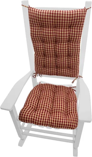 Vista 13 de Barnett Home Decor Madrid Cojines Naturales para Mecedora - Almohadilla de Asiento de Mecedora Rellena de Espuma de Látex 16.5 x 18 pulgadas y Cojín