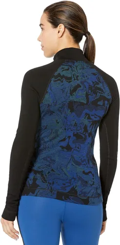Vista 2 de Smartwool Merino 250 - Capa base con cremallera de 14 para mujer, 100% lana merino