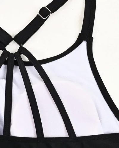 Vista 4 de Holipick Traje de baño tankini para mujer, sin parte inferior