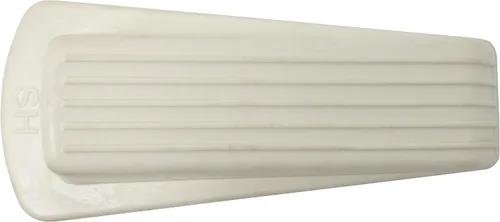 Vista 5 de Shepherd Hardware Cuña de puerta de goma resistente, blanco roto