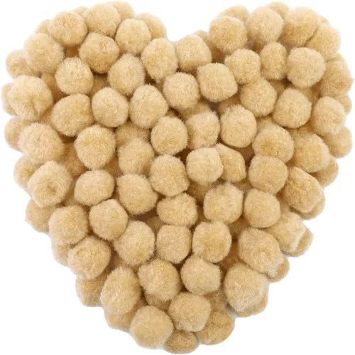 Vista 29 de MORFEN 150 pompones, pompones negros de 1 pulgada, bolas de pompón mullido, pequeños pompones para manualidades, proyectos de manualidades