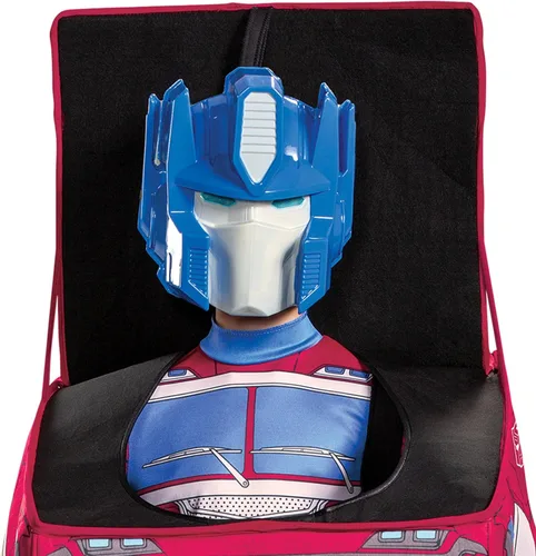 Vista 3 de Optimus Prime - Disfraz oficial de transformador convertidor para niños, traje de personaje convertible