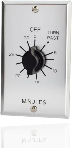 Vista 8 de Apagador de tiempo para pared con interruptor automático Sringwound estilo comercial serie C, 1