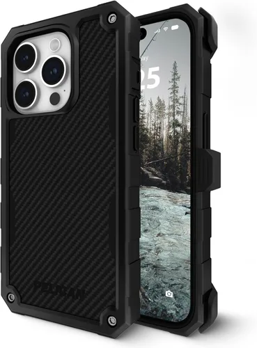Vista 9 de Pelican Protector Series - Funda para iPhone 15 Pro de 6.1 pulgadas [compatible con MagSafe], funda magnética para teléfono con tecnología