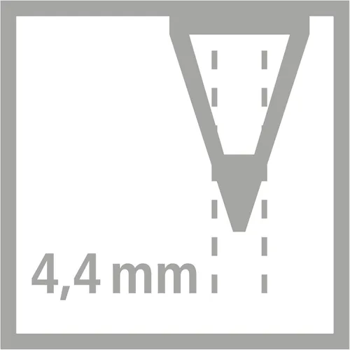 Vista 3 de STABILO Lápiz de tiza pastel CarbOthello - Pack de 3 - Negro neutro (750)