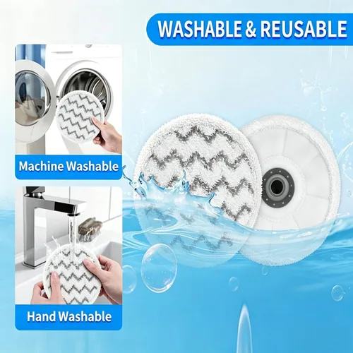 Vista 4 de 8 Pack 3897A/3712 Mop Pads Replacement For Bissell SpinWave Steam Mop
