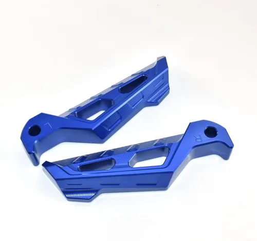 Vista 11 de ESPEEDMTC para YAMAHA Fazer FZ-1 FZ-6 FZ-6R FZ-8 FZ-8S FZ-25 Pasapiés trasero Pasapiés Pasador Pasador Ampliador Pedal CNC Reposapiés de aluminio