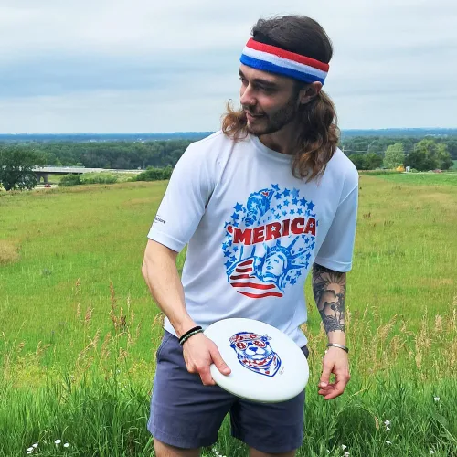 Vista 5 de Discraft Ultrastar 175g Ultimate Disc - USA Ultimate Approved Flying Disc for Competition and Outdoor Games, Custom Design Discraft Discs, Great for