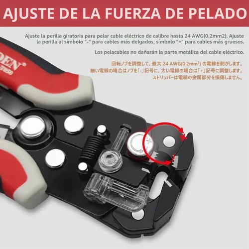 Vista 4 de BOOSDEN Herramienta pelacables automática autoajustable 3 en 1