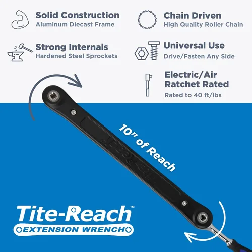 Vista 2 de TITE-REACH Llave de extensión profesional de 1/4 pulgadas