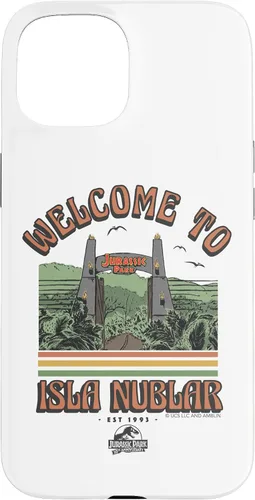 Vista 6 de Funda para iPhone 12 mini Jurassic Park Welcome to Isla Nublar