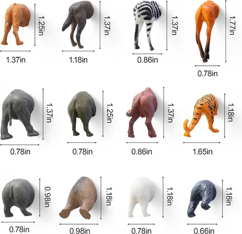 Vista 2 de Añade un poco de humor y diversión a tu refrigerador con nuestros imanes de animales salvajes, perfectos para el hogar, imanes de refrigerador