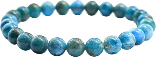 Vista 648 de Amazing Gemstone Crystal Bracelet for Women Men's Gifts - Protection Healing Crystal Bracelet - 8mm Gemstone Beaded Stretchable Bracelet Pulseras