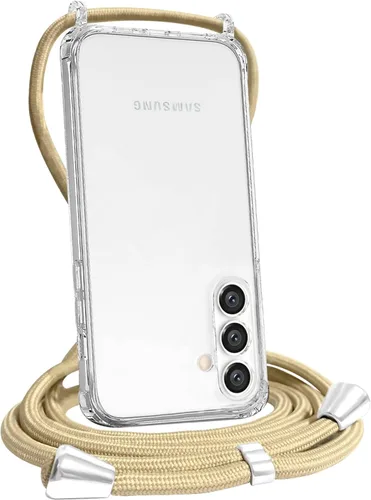 Vista 8 de Funda transparente compatible con Samsung Galaxy S22 Ultra con correa ajustable para el cuello, funda cruzada para Galaxy S22 Ultra, TPU
