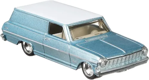 Vista 2 de Hot Wheels Vehículos de leyendas del circuito cultural del automóvil para niños de 3 años en adelante, colección premium de vehículos a escala 1:64