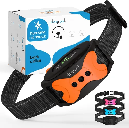 Vista 8 de Dogrook Humane - Collar de ladrido recargable sin golpes y pitido para perros