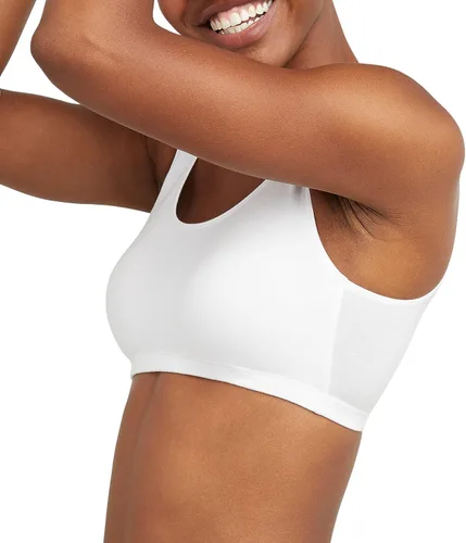Vista 3 de Hanes womens Scoopneck Bralette Pack,Cotton Crop Top, 3-pack