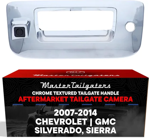 Vista 10 de Master Tailgaters Bisel negro para portón trasero con cámara de respaldo de repuesto para Chevrolet Silverado/GMC Sierra (1999-2006) IP68