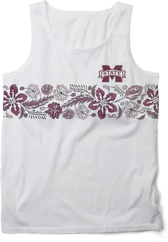 Vista 30 de Wes and Willy Camiseta sin mangas floral para hombre