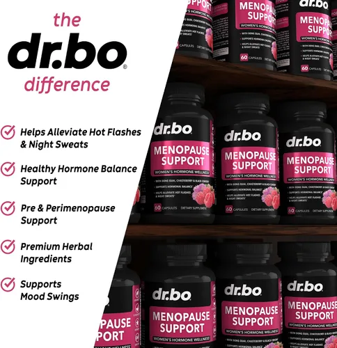 Vista 4 de Suplementos para la menopausia para mujeres, píldoras de apoyo – Alivio natural de la menopausia para sofocos, sudores nocturnos y cambios de humor