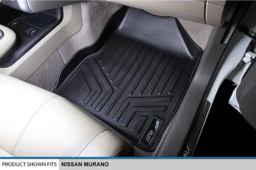 Vista 3 de MAXLINER - Juego de alfombrillas de primera fila, color negro para Nissan Murano 2009-2014