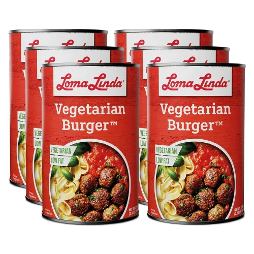 Vista 7 de Loma Linda - Carnes a base de plantas (hamburguesa vegetariana (15 oz.), paquete de 3