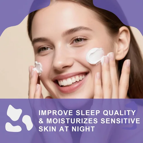 Vista 2 de Crema de noche con retinol y ácido hialurónico, hidratante facial antienvejecimiento, crema facial de retinol antienvejecimiento para mujeres