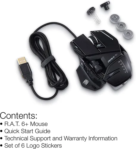 Vista 3 de Mad Catz The Authentic R.A.T. 6+ Mouse óptico