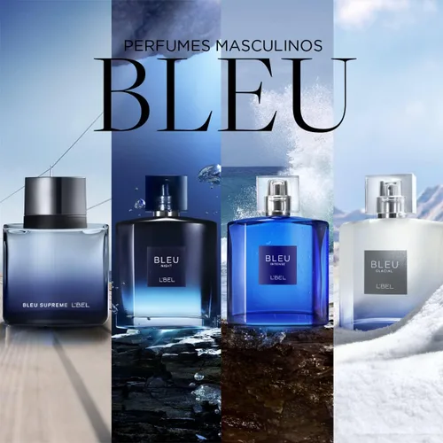 Vista 4 de L'BEL - Bleu Intense Perfume para Hombre Larga Duración 3.4 fl oz/3.4 Oz