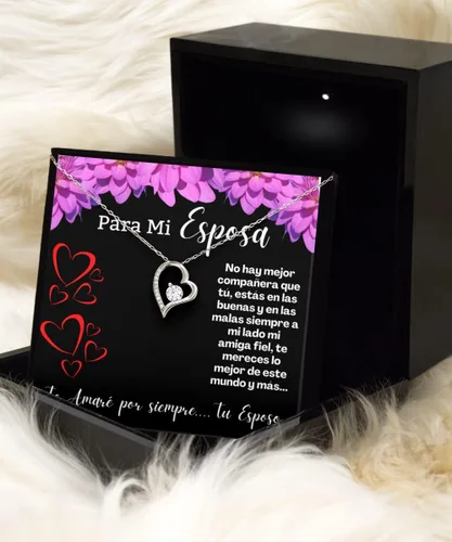 Vista 2 de Collar Esposa, regalo para la mujer de mi vida la patrona del hogar