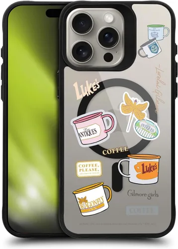 Vista 71 de Head Case Designs Gilmore - Funda negra a prueba de golpes con diseño de dibujos animados para niñas con licencia