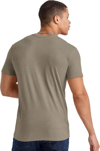 Vista 2 de Hanes Originals - Camiseta de cuello redondo, 100% algodón con bolsillo para hombre