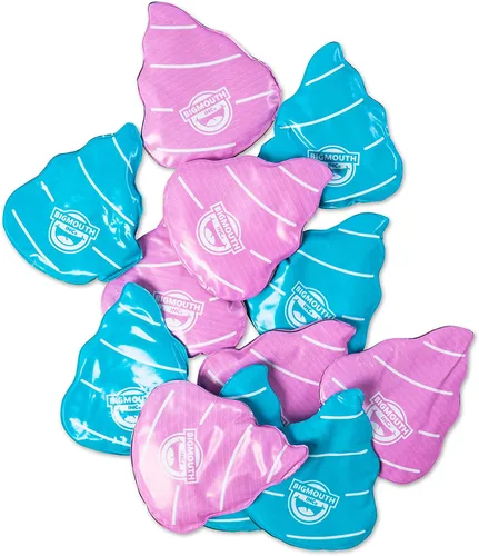 Vista 6 de Juego de lanzamiento de caca de unicornio, divertido juguete inflable para piscina con 6 bolas de emoji de caca de arcoíris, gran juego