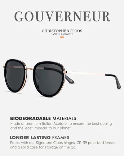 Vista 2 de Christopher Cloos - Colección Gouverneur - Gafas de sol de diseño danés premium