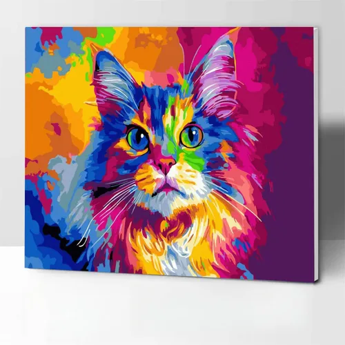 Vista 8 de Komking Pintura por números para adultos, niños principiantes, kits de pintura por números sobre lienzo, kits de pintura para manualidades, regalo