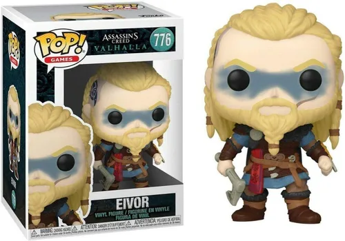 Vista 3 de Funko Pop! Assassins Creed Valhalla - Figura de vinilo de Eivor (con funda protectora de caja compatible), multicolor, 3.75 pulgadas