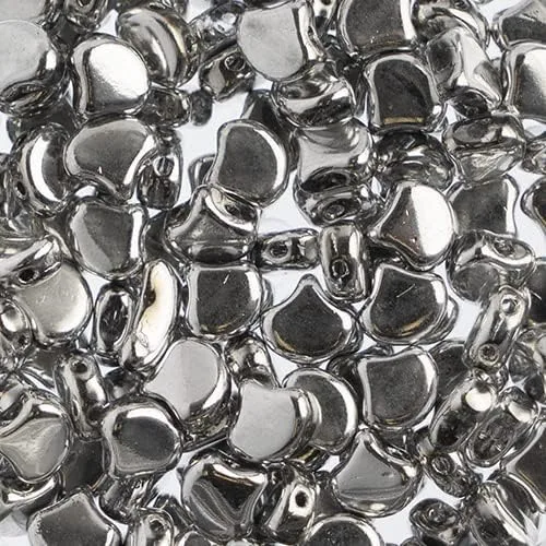 Vista 4 de John Bead Cuentas de hoja de Ginko checo de bronce de cristal de 1.76 oz de 0.295 in para hacer pulseras de joyería DIY
