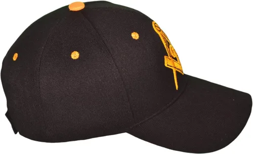 Vista 3 de Freemason Mason Lodge Symbol Gorra de béisbol ajustable bordado 3D