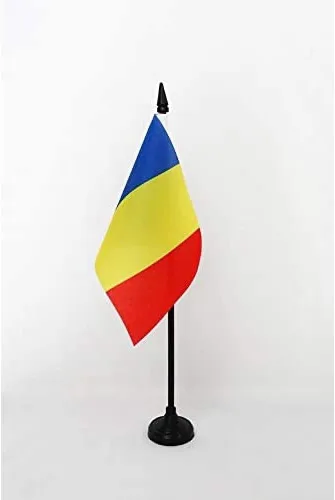 Vista 69 de AZ FLAG Aland Table Flag 4x6 in 100D Polyester Plastic Base Indoor use Finnish 15x10 cm desk flag stitched finish with reinforced edges with