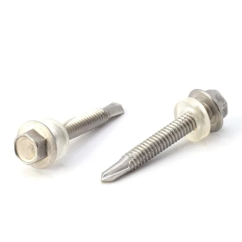 Vista 26 de THE CIMPLE CO Tornillo autoroscante de cabeza combinada #8, 1 pulgada de longitud, acero inoxidable 410 con cabeza hexagonal y Phillips, tornillo