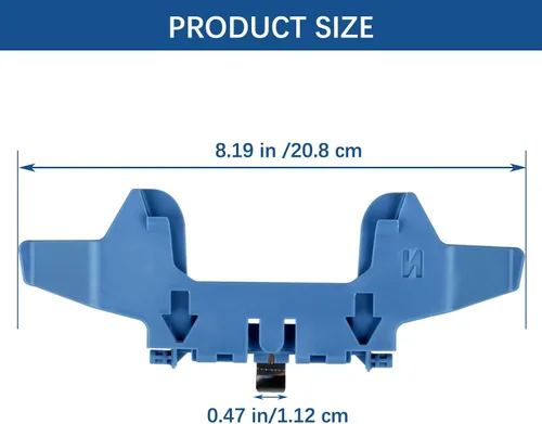 Vista 4 de Soporte para bolsa de polvo compatible con Miele Complete C3 / S8xxx / SGxxx - Bolsa de repuesto para aspiradoras Serie S8000, 1 paquete, azul